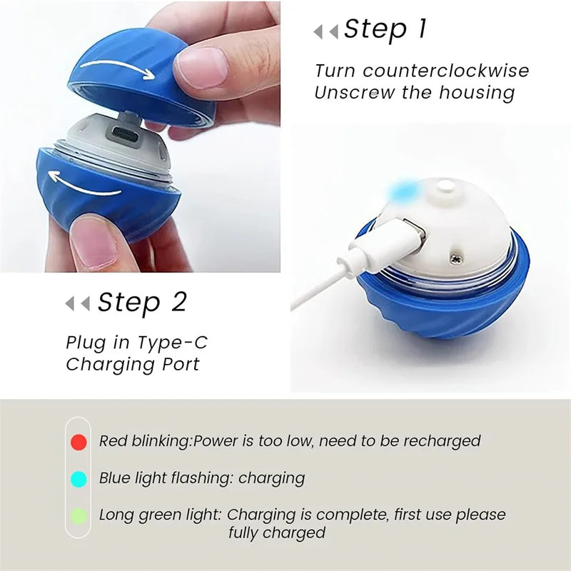 Smart Dog Toy Ball Electronic Interactive Pet Toy 